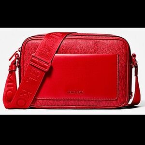 MICHAEL KORS Maeve Large Signature Logo Crossbody Bag